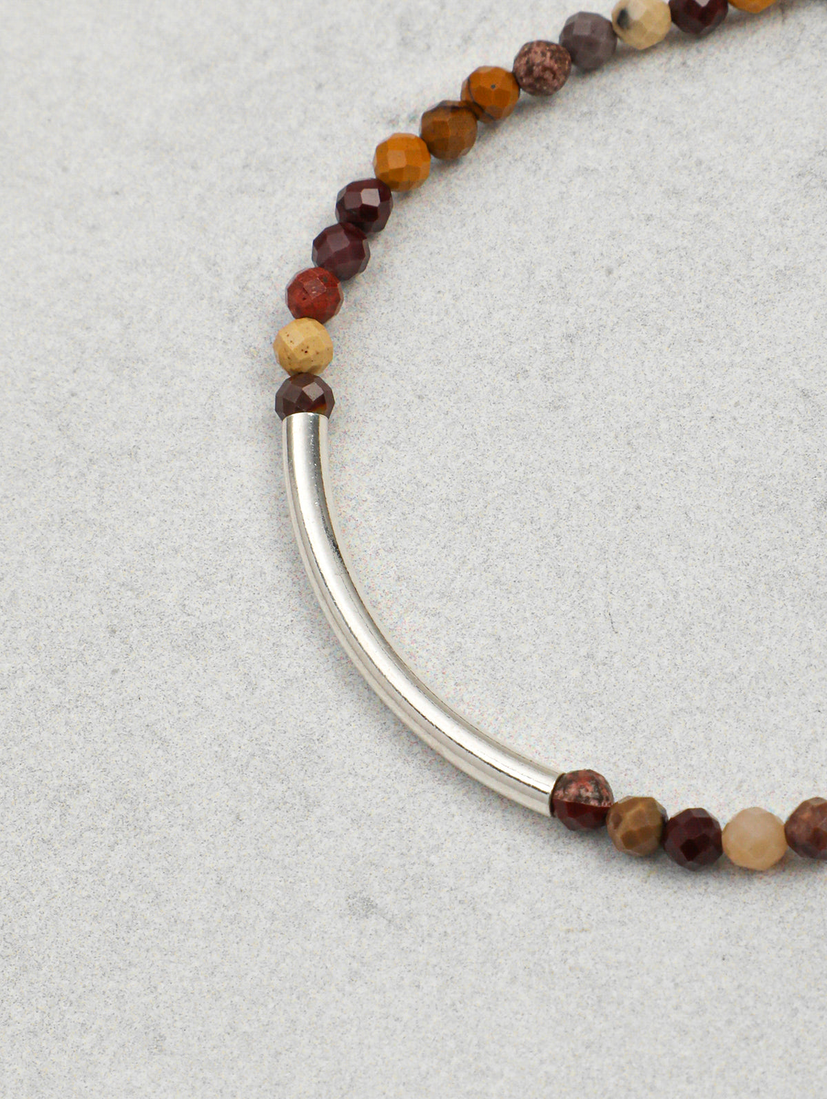 Silver Mist · Warm Isle Triple-Wrap Bracelet