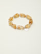 Golden Facet · Pearl Glow Bracelet