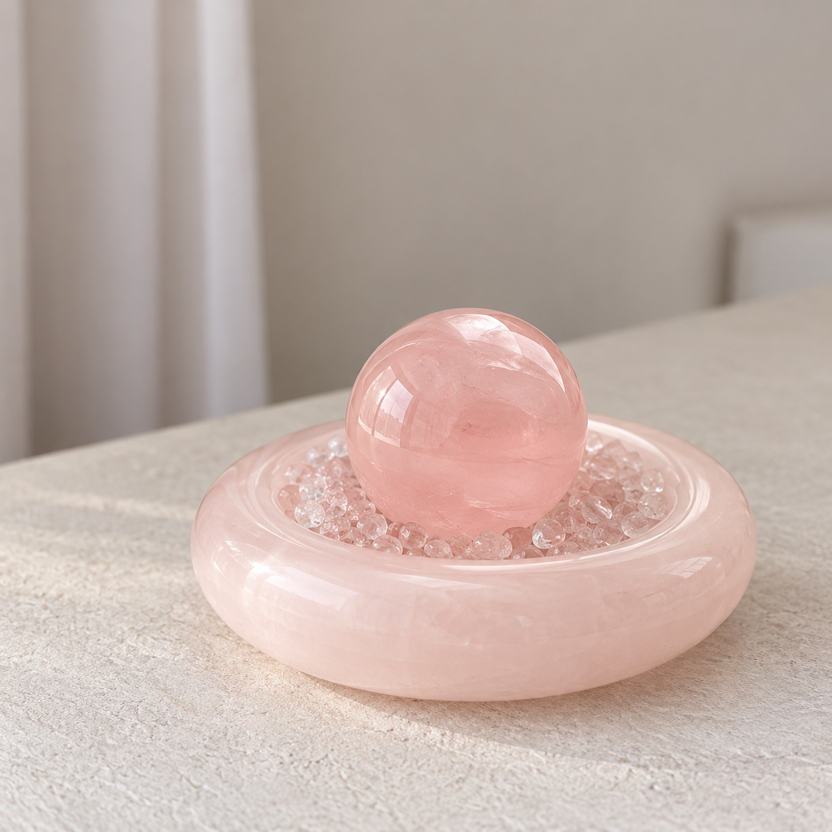 Blush Orbit · Rose Quartz
