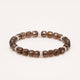 Smoky Quartz Grounded Edge Bracelet