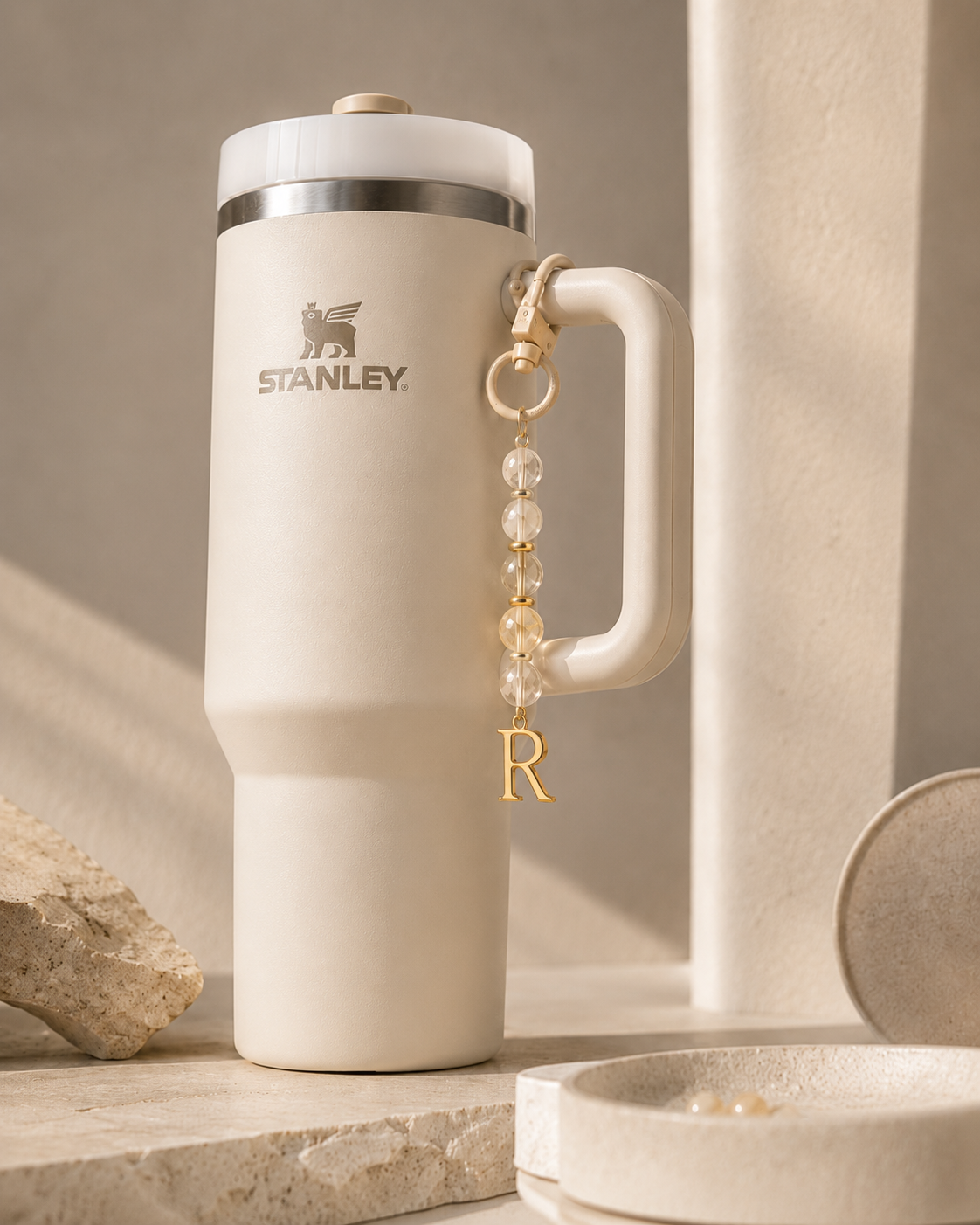 Crystal cup charm accessory