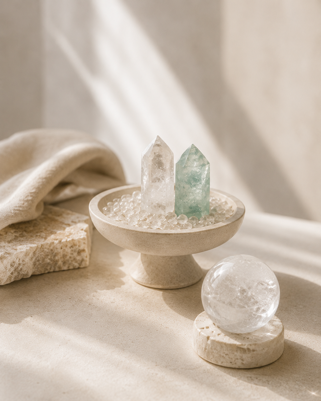 Home decor crystal feng shui objects