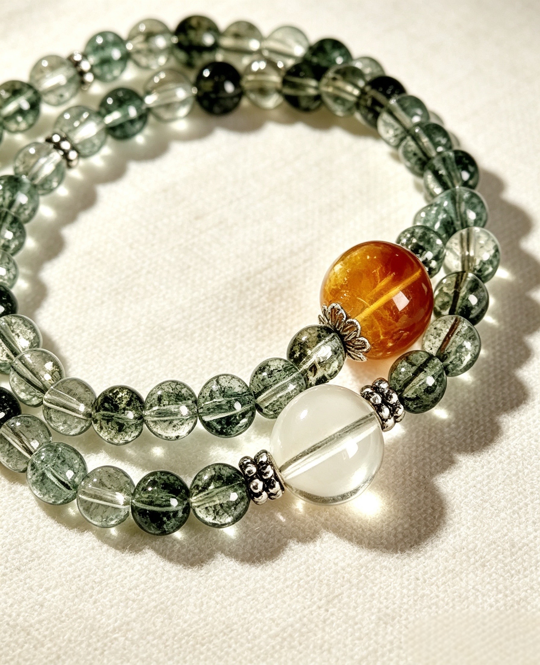 Green Phantom Quartz Bracelet - Image 2