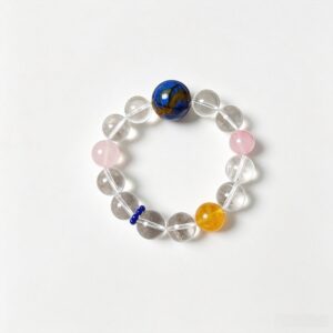 Clear Quartz Earth Bracelet