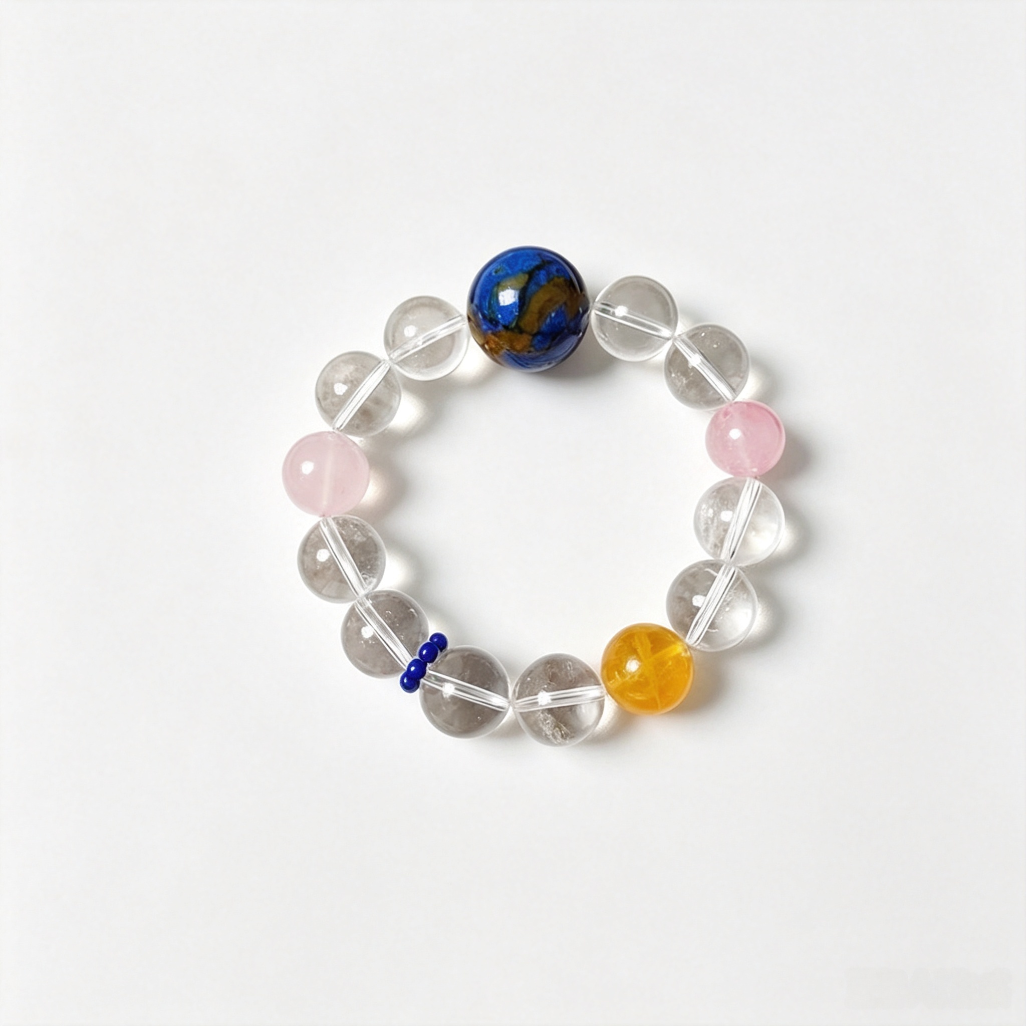 Clear Quartz Earth Bracelet