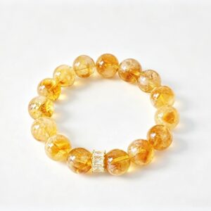 Golden Phantom Quartz Bracelet