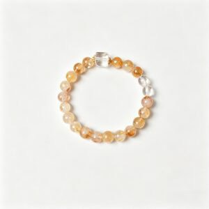 Golden Phantom Quartz Bracelet