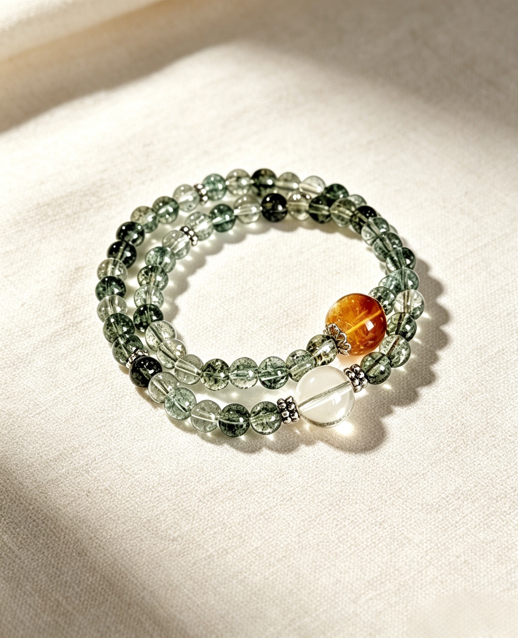 Green Phantom Quartz Bracelet - Image 3