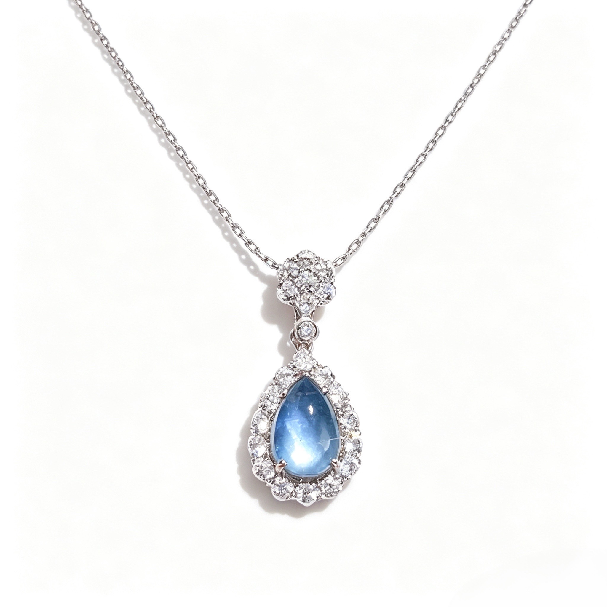 Aquamarine Pendant Necklace