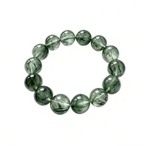 Green Rutilated Quartz Bracelet