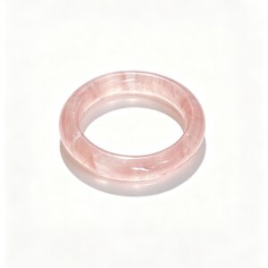 Solid Rose Quartz Bangle