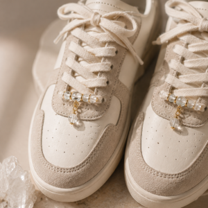 Clear Quartz Shoe Charms