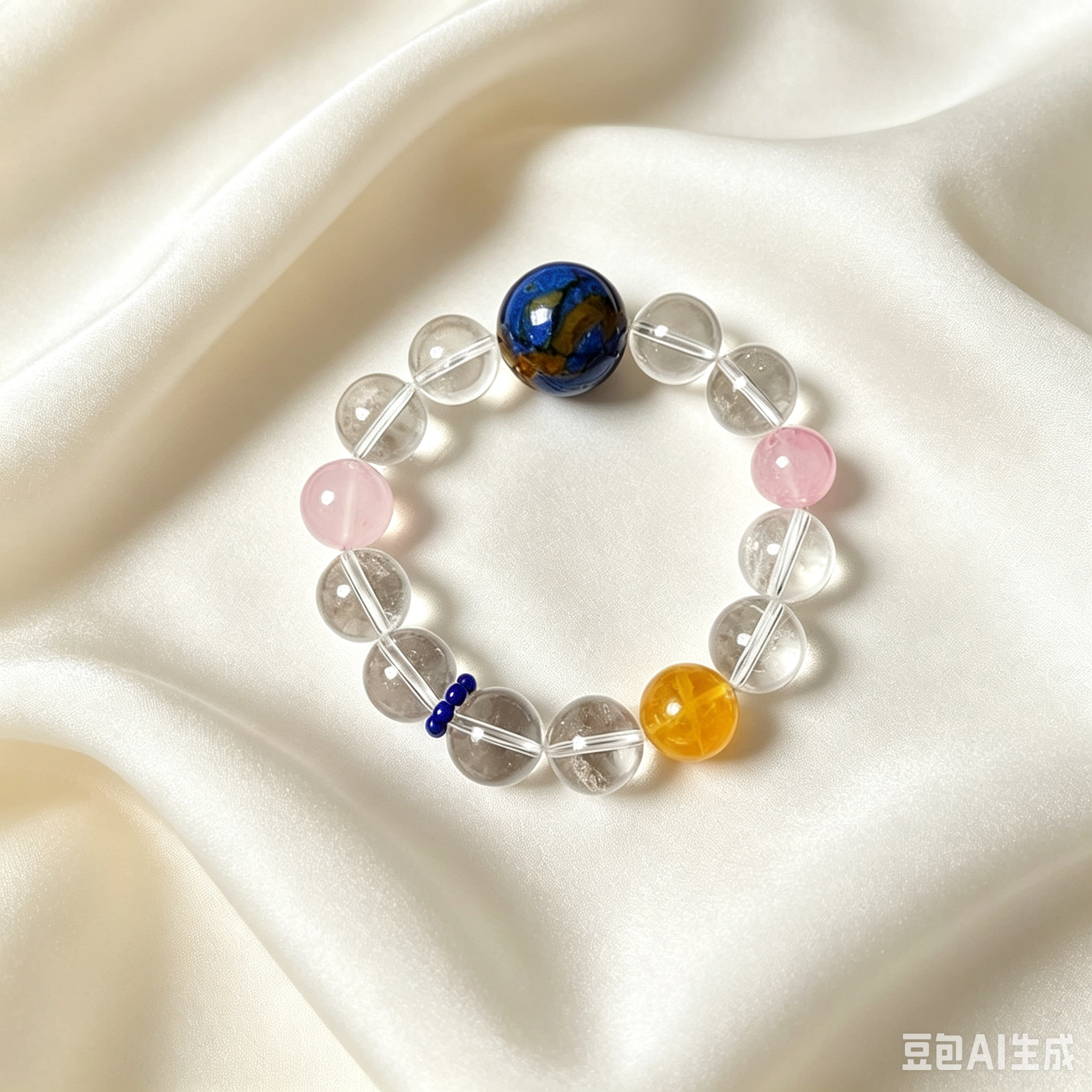 Clear Quartz Earth Bracelet - Image 3